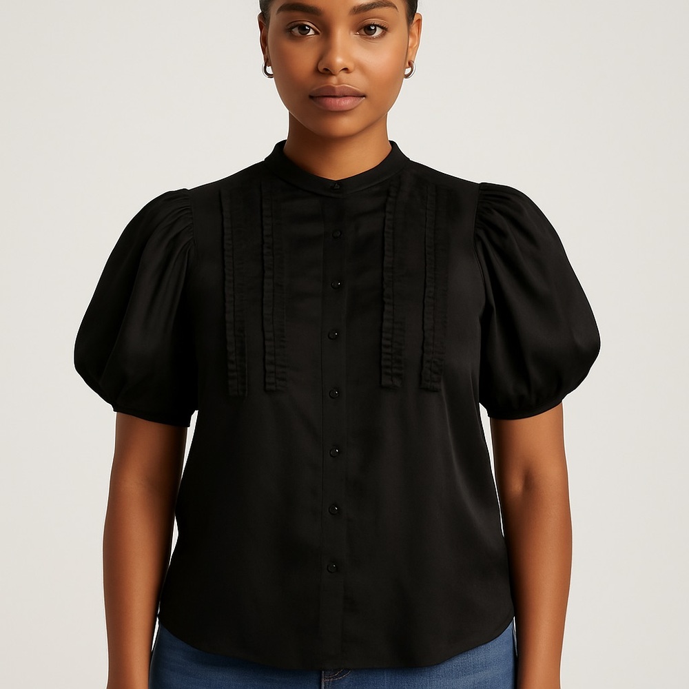 Vintage Scott Taylor silky Blouse‎ Size 1X